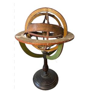 Large Ptolemaic Armillary Sphere Attributable To Delamarche, C. 1800