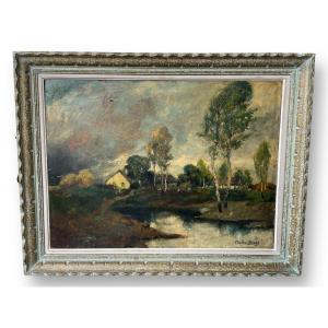 Frank Boggs (1855-1926) - Oil On Panel