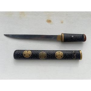 Tanto Type Kwaiken Samurai Sword Lacquer Aogai Meiji Period