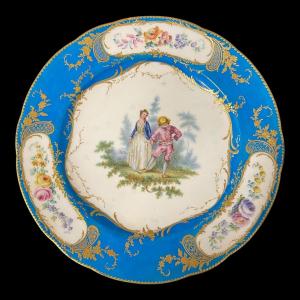 Soft-paste Porcelain Plate From Sèvres, 18th Century