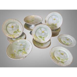 Lunéville - Keller And Guerin - Part Of A Table Service At Les Clématis 