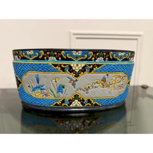 Bordeaux Vieillard - Caranza Japanese Cloisonné Enamel Planter