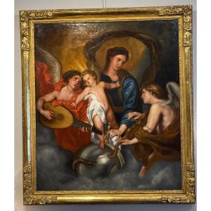"ode To The Power Of Music" By Anton Van Dyck. 17th Century. 132x115cm.