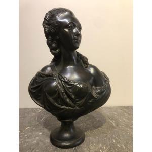 Bust Of Madame La Comtesse Du Barry In Bronze