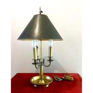 Bouillotte Lamp In Gilt Bronze