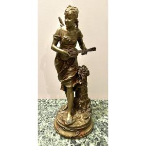 Bronze Sculpture The Cicada By Bouret