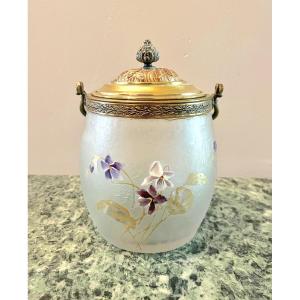Victor Saglier Art Nouveau Biscuit Bucket