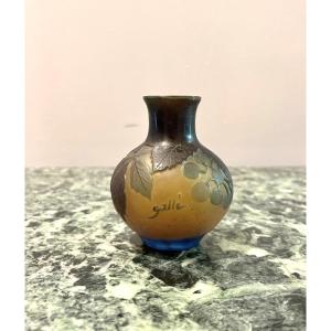 Small Vase By Emile Gallé (1848-1904)