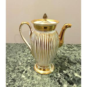 Paris Porcelain Coffee Pot, Restoration Period