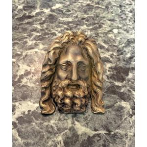 Bronze Representing Zeus Or Jupiter After The Antique
