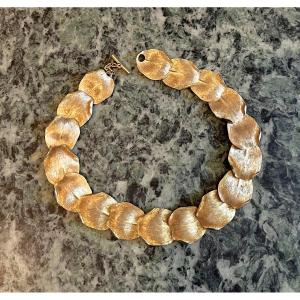 Balenciaga Articulated Necklace In Gold-tone Metal