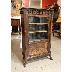 19th Century Medieval-style Art Nouveau Display Case