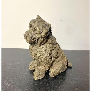 Bronze "westie" Dog 