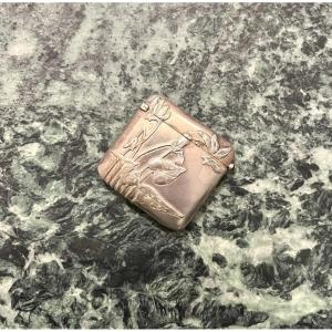 Art Nouveau Silver Matchbox Pyrogen