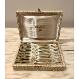 Christofle 12 Marly Pattern Dessert Forks