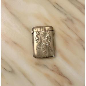 Art Nouveau Silver Matchbox, 19th Century