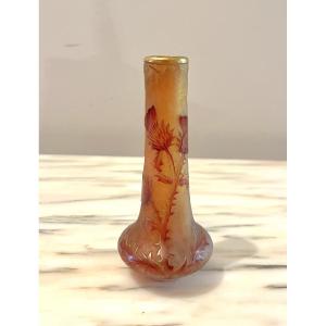 Small Daum Nancy Art Nouveau Vase
