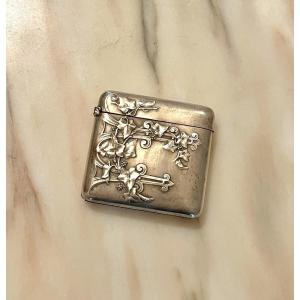 Pyrogen Art Nouveau Silver Matchbox