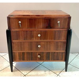 Art Deco 4-drawer Chest Of Drawers Circa 1920-30