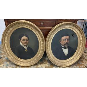 Pair Of 19th Century Portraits