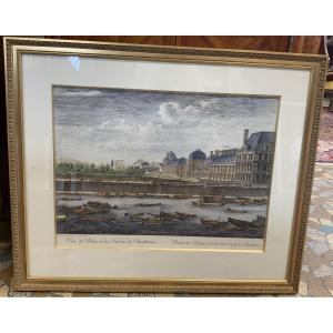 Engraving Of The Royal Palace 