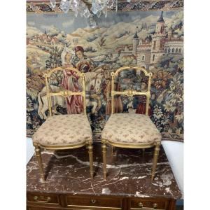 Pair Of Louis XVI Style Chairs