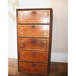 Five-compartment Card Box, Small Furniture, Office Furniture. Accommodation Furniture.