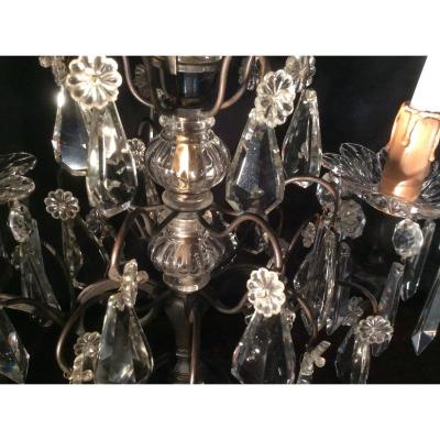 Pair Of Girandoles Bearing The Baccarat Signature