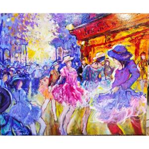 Huile Sur Toile Signe Valtier