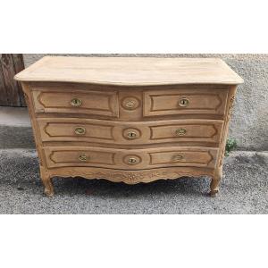 18th Century Commode In Natural Oak