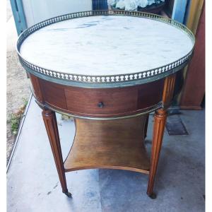 Marble Top Pedestal Table