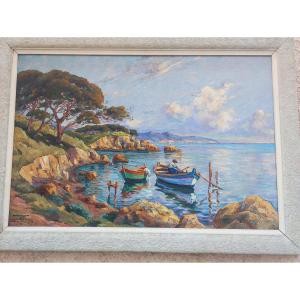 Seaside Landscape Painting