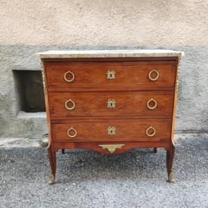 Wood Veneer Chest Of Drawers