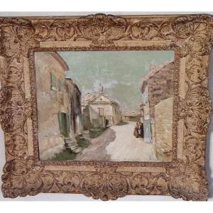 Oil On Canvas Fontvieille