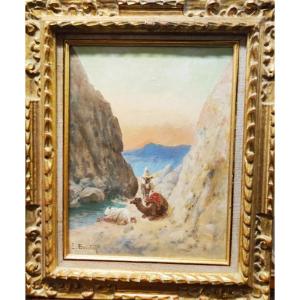 Orientalist Signed L Boivin