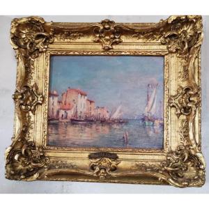 Oil On Canvas Signed Malfroy