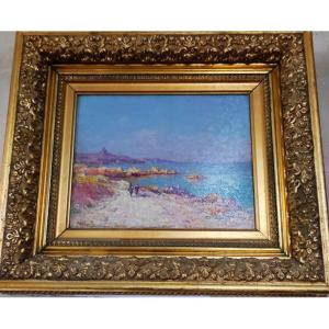 Oil On Canvas Signed Claverie