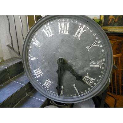 Wall Clock In Zinc