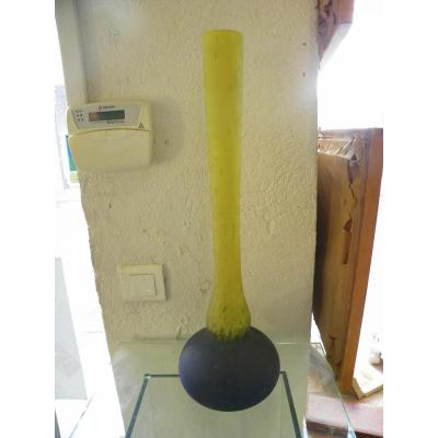 Vase In Pate Of Glass