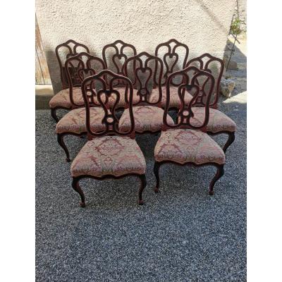 Series Of 8 Style Chairs Lxv