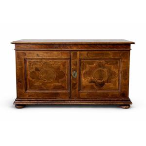 Marquetry Sideboard, 17th Century, Workshop Of Thomas Hache, Grenoble