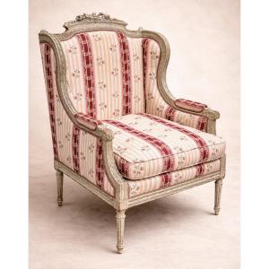 Antique Louis XVI Style Armchair 19 Eme