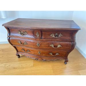 XVIII Century Mahogany Bordeais Chest Of Drawers