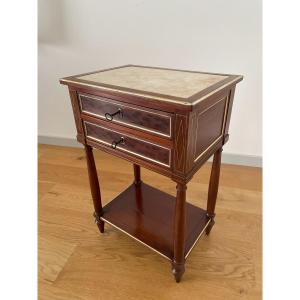 Louis XVI Coffee Table In Mahogany 19th Century