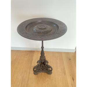 Barbedienne Ferdinand Cast Iron Pedestal Table 19th Century