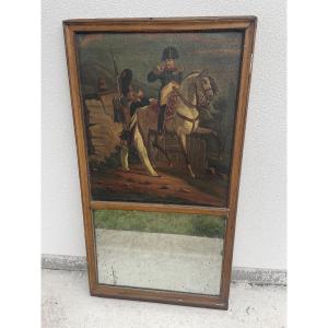 Napoleon On Horseback Trumeau 19th Century 