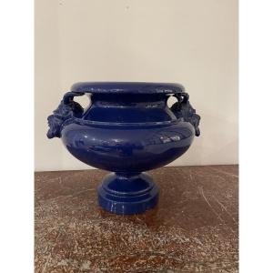 Large Glazed Terracotta Pot