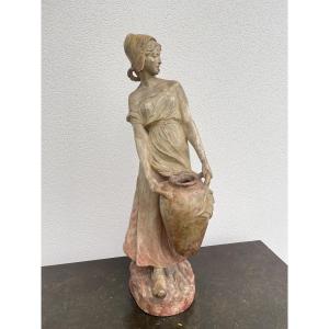 The Terracotta Water Carrier (goldscheider Friedrich)