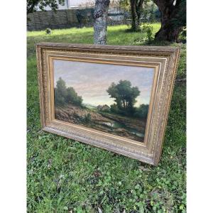 Brama Gabrielle Grand Paysage Ruvial XIX Siecent 