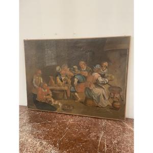 19th-century Inn Scene